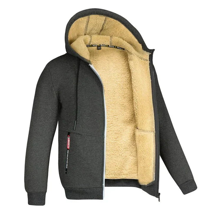 Lorenzo – Heren Fleece Zip Hoodie