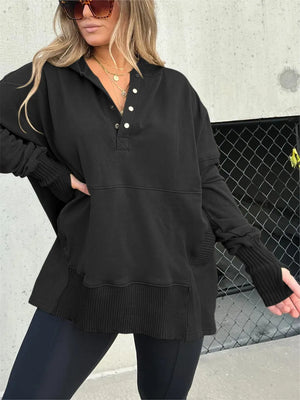 Giulia – Flowy Unisex Hoodie van Katoen Jersey