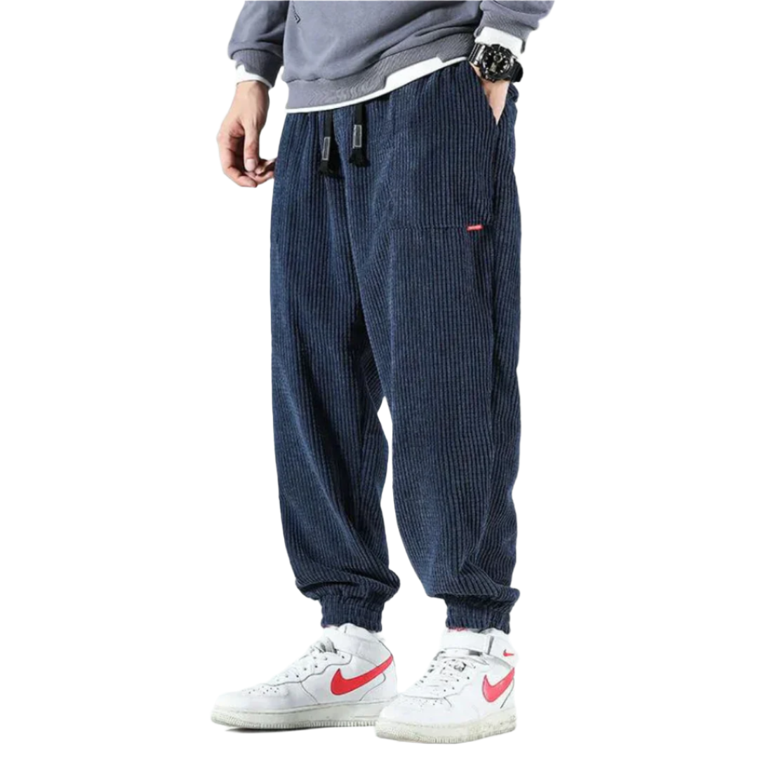 Luca – Stretch-Fit Grijze Casual Broek voor Heren