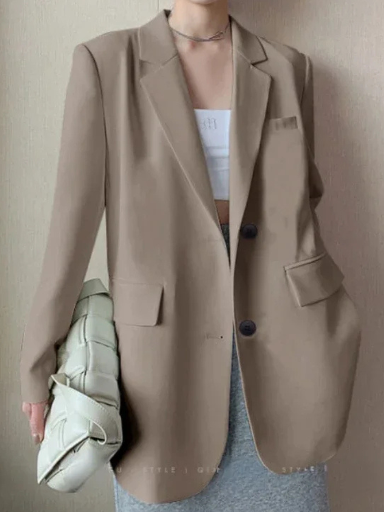 DarioSarti Slim Fit Lange Blazer Voor Vrouwen