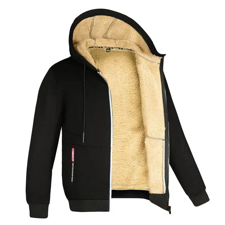 Lorenzo – Heren Fleece Zip Hoodie