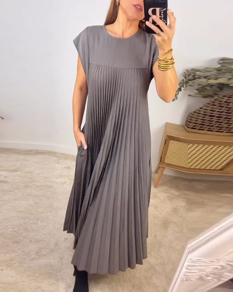 Chiara – Tijdloos Comfort Dames Midi Jurk
