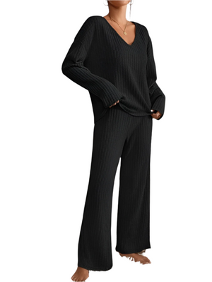 Elena – Comfortabele Gebreide Dames Loungewear Set