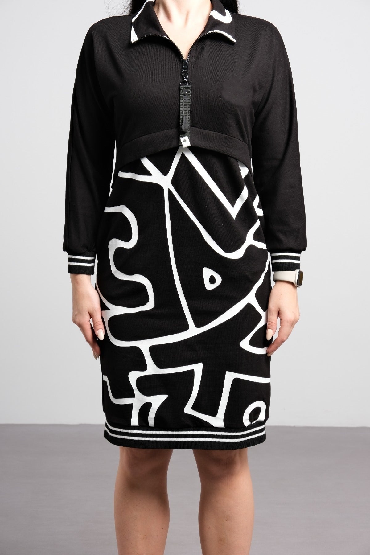 AlessiaRicci Casual slim-fit jurk