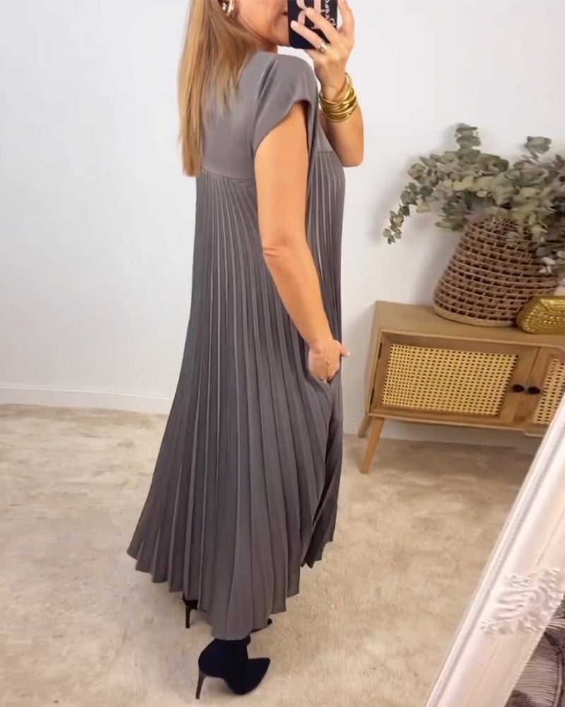 Chiara – Tijdloos Comfort Dames Midi Jurk