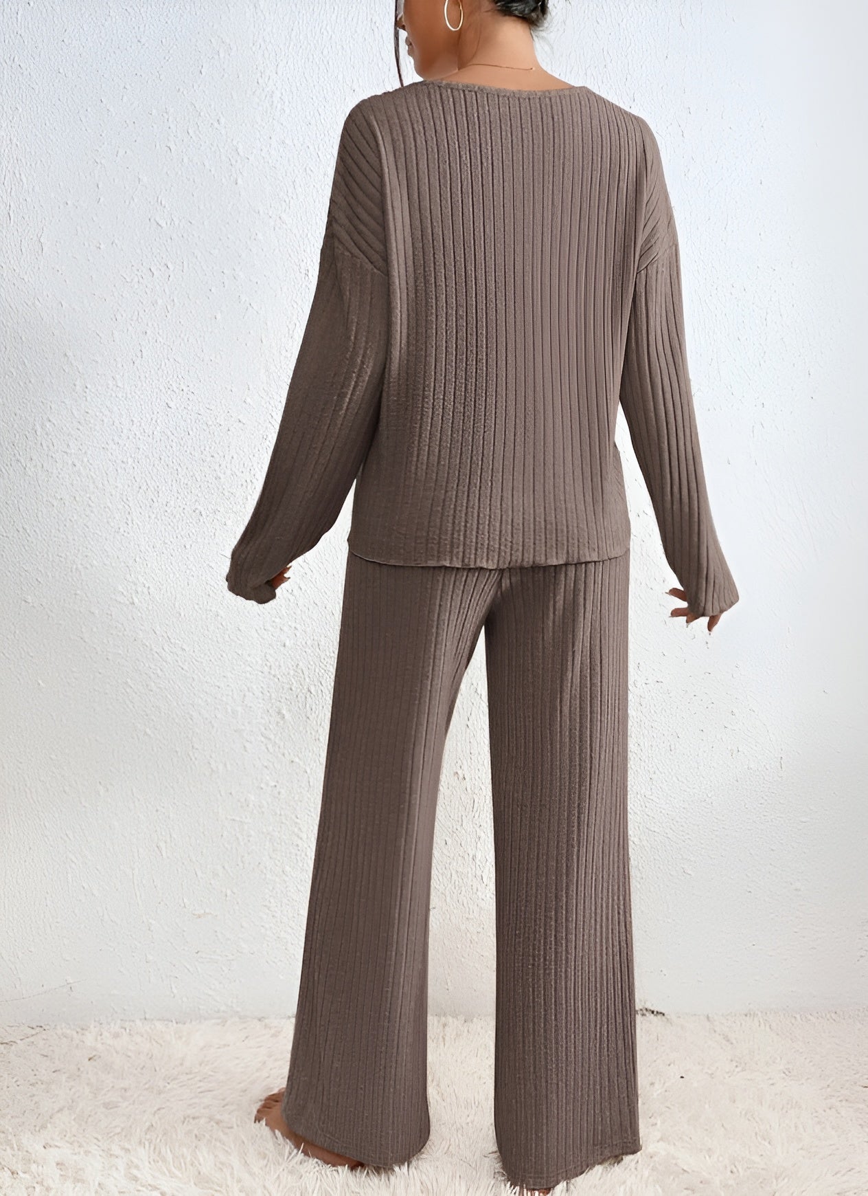 Elena – Comfortabele Gebreide Dames Loungewear Set