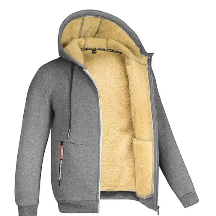Lorenzo – Heren Fleece Zip Hoodie