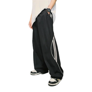 Lorenzo – Relaxte Heren Joggingbroek met Zijstrepen