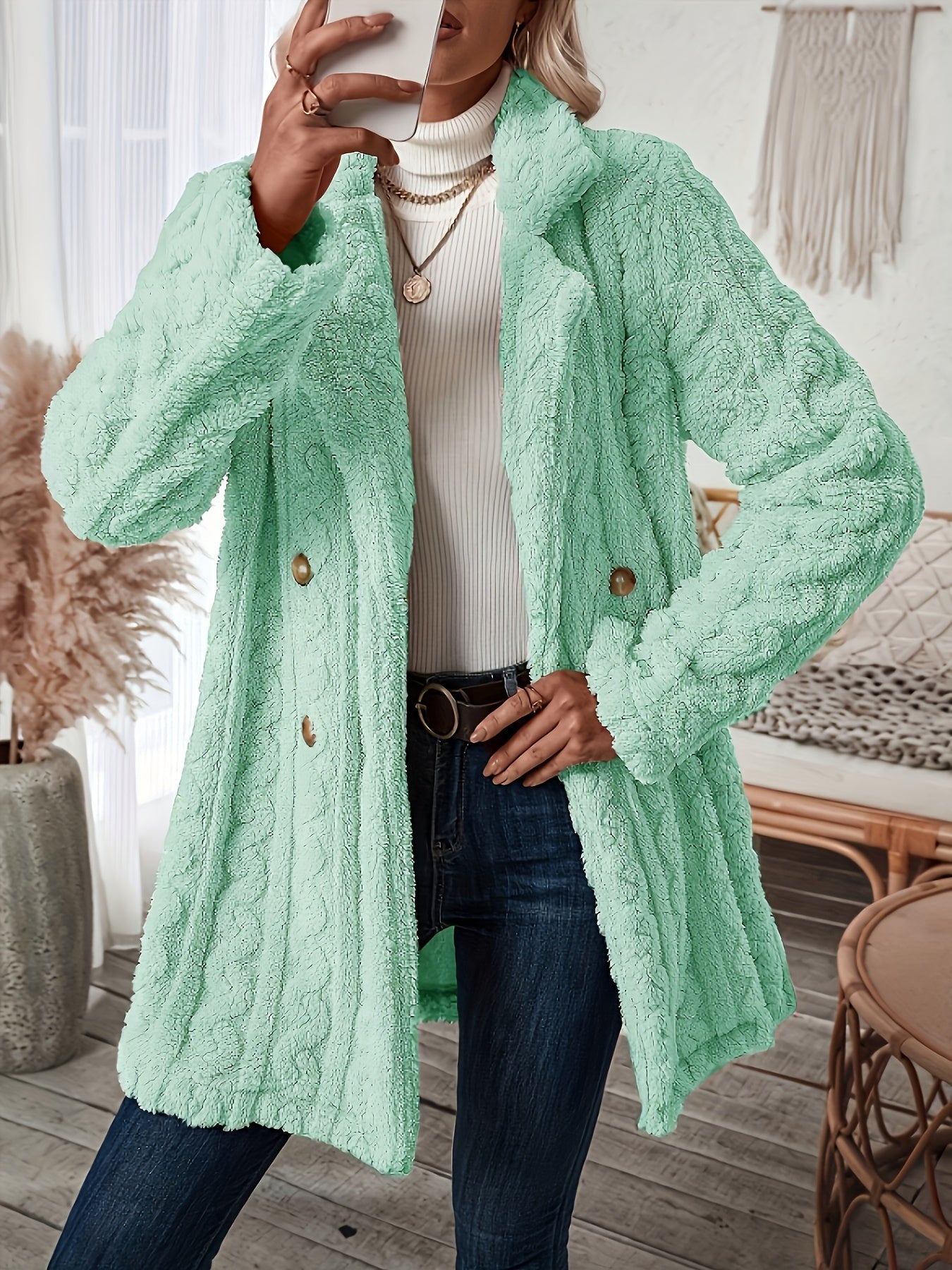 VeraMonti Elegante chique winterjas Voor Vrouwen