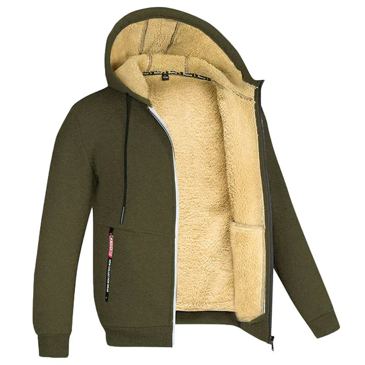 Lorenzo – Heren Fleece Zip Hoodie