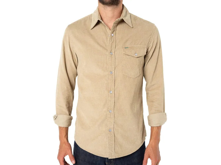 MatteoFerrari Corduroy Knoop Overhemd