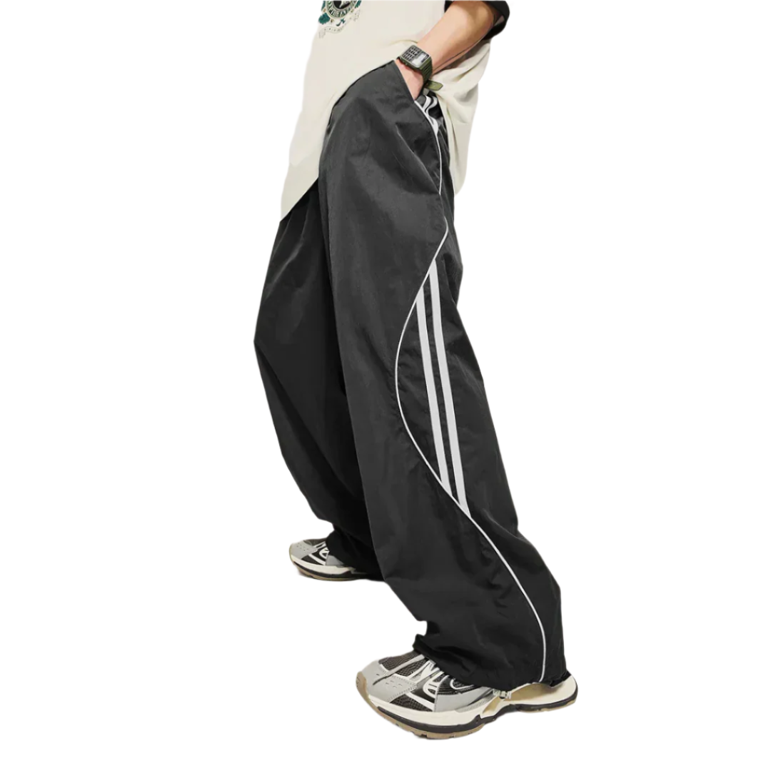 Lorenzo – Relaxte Heren Joggingbroek met Zijstrepen