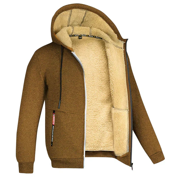 Lorenzo – Heren Fleece Zip Hoodie