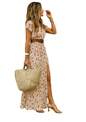 Sofia – Handgemaakt Bohemian Maxi Jurk voor Dames