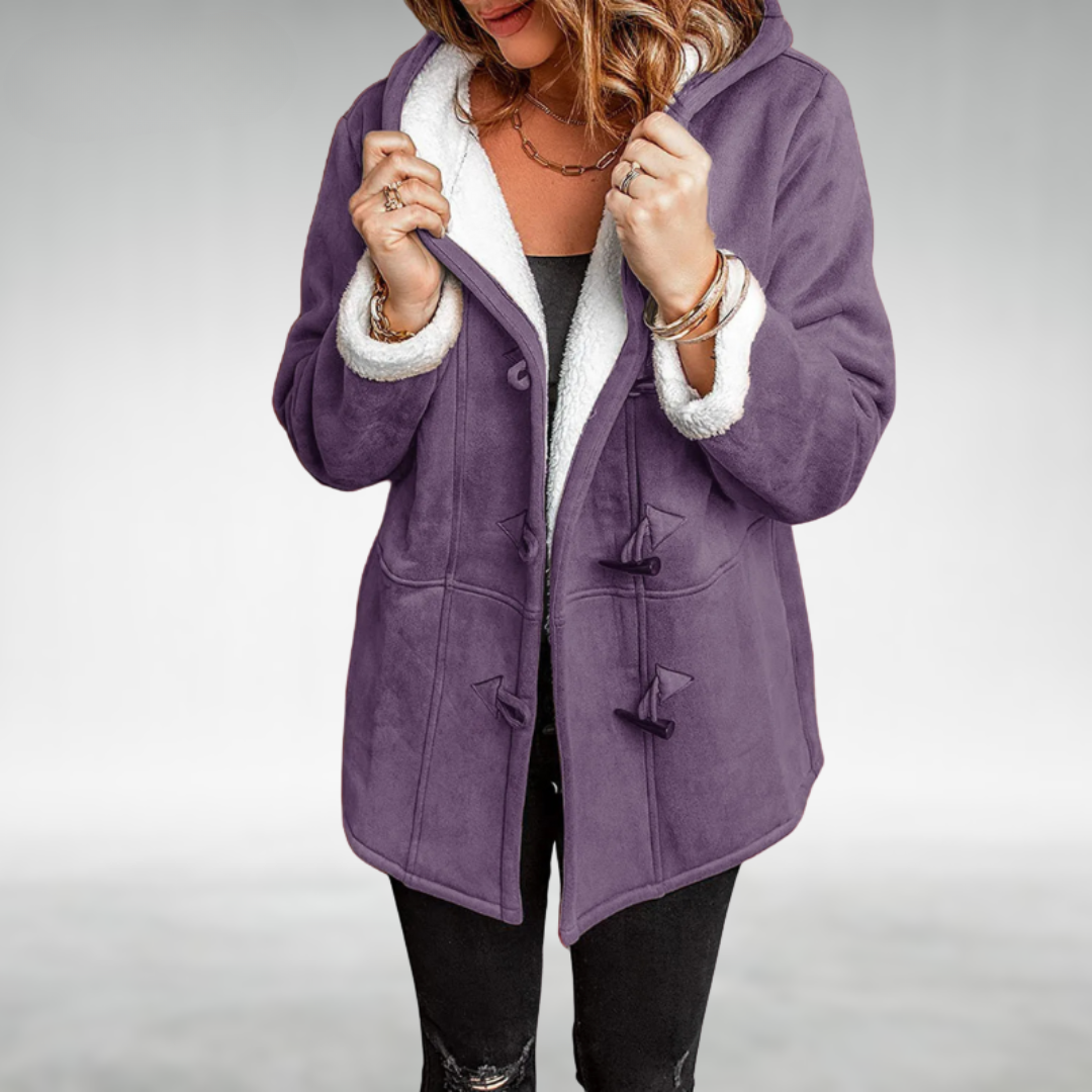 Darlene – Zachte Fleece Winterjas voor Dames