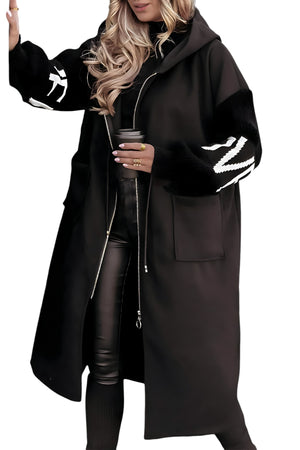 Shana – Dames Hooded Elegante Coatigan