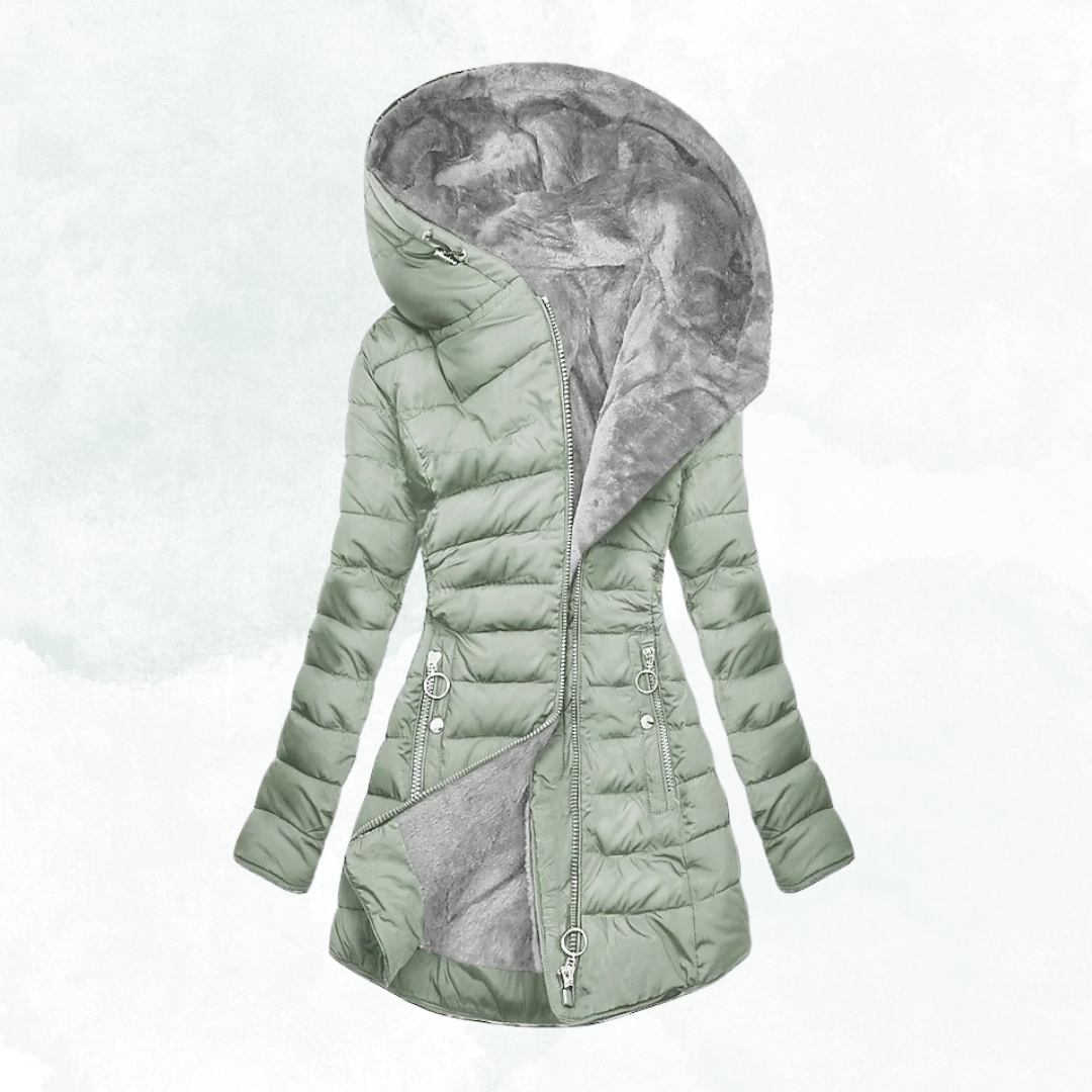 Sophia – Warme Dames Winterjas met Zachte Voering
