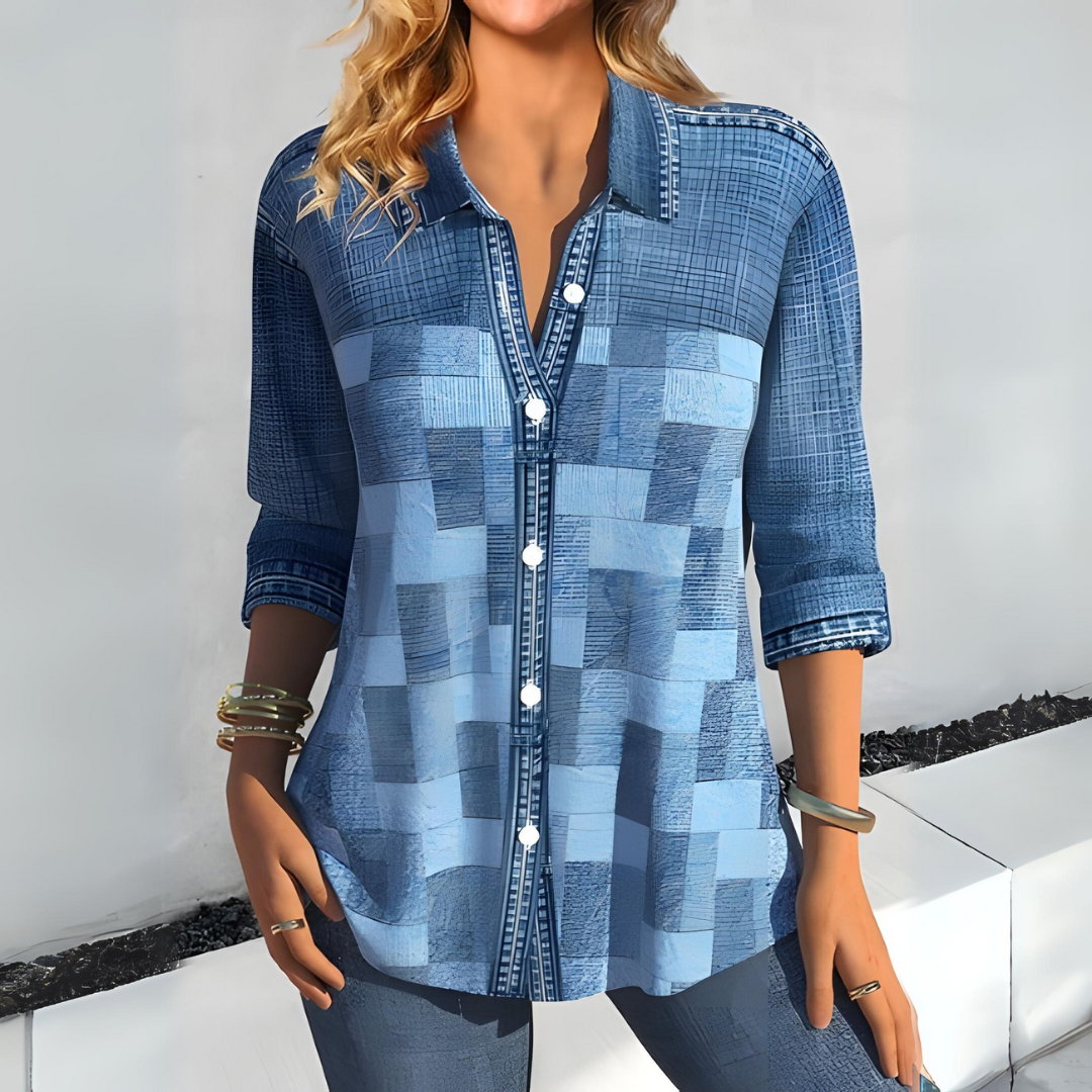 Sophia – Moderne Getailleerde Damesblouse