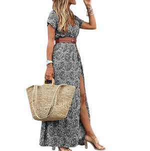 Sofia – Handgemaakt Bohemian Maxi Jurk voor Dames