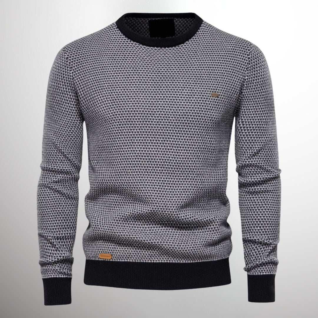 Valdori – Zachte Gebreide Heren Trui voor Warmte en Comfort
