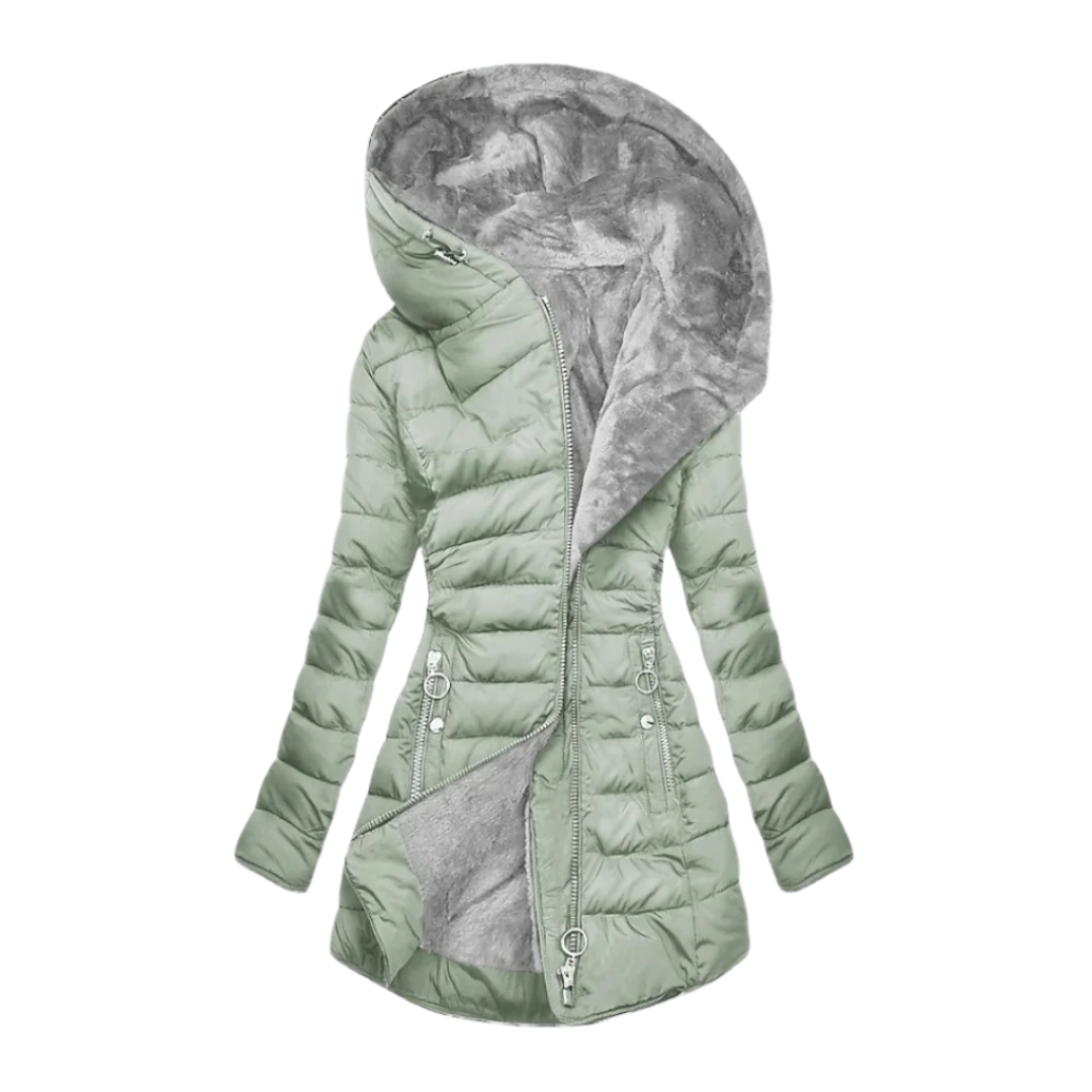 Sophia – Warme Dames Winterjas met Zachte Voering
