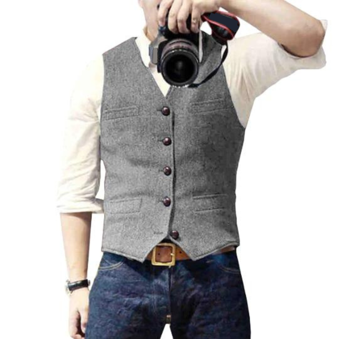 Matteo – Klassiek Getailleerd Heren Gilet