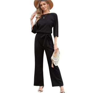 Giulietta – Luxe Dames Jumpsuit met Wijde Pijpen