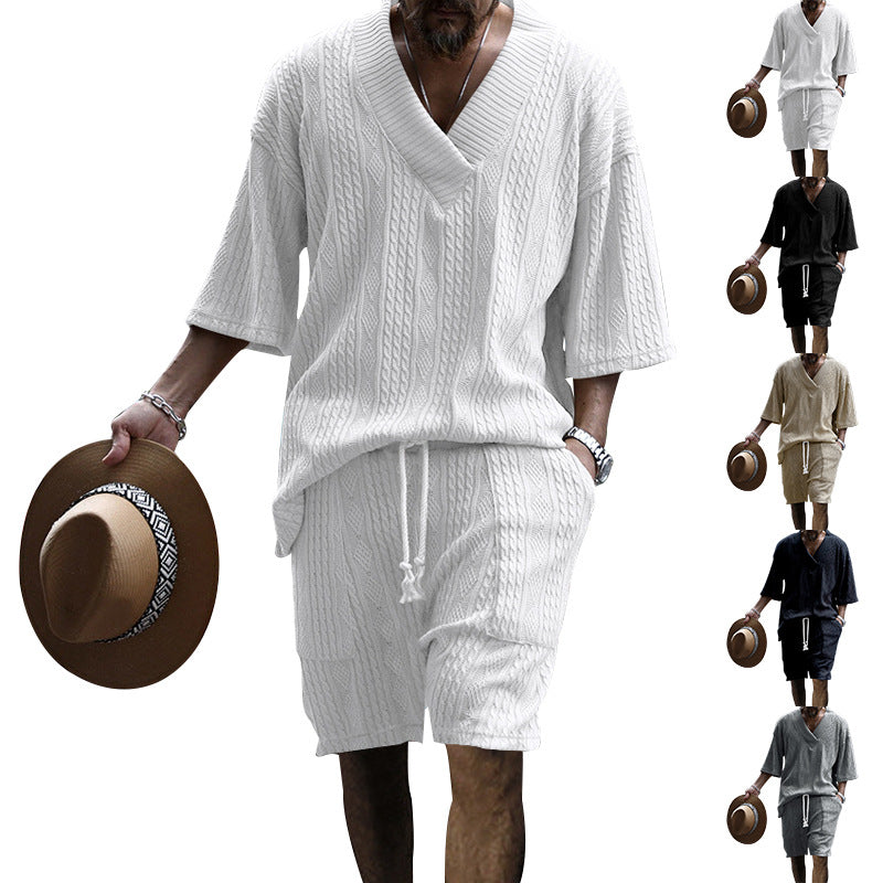 MatteoChic™ Heren stijlvol gebreid overhemd