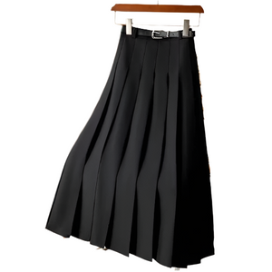 Eva – Elegante Dames Plissé Maxi Rok