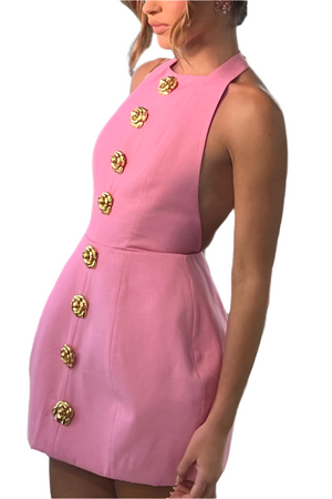 Isabella – Open-Back Mini Jurk voor Dames