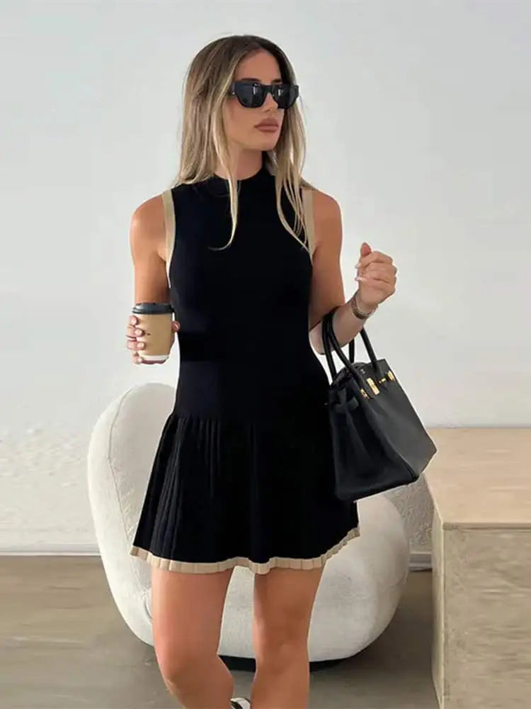 Clara – Mouwloze Mini Jurk voor Dames
