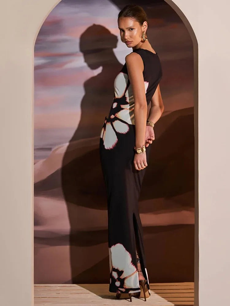 Arianna – Sexy Club Vrouwen Maxi Jurk