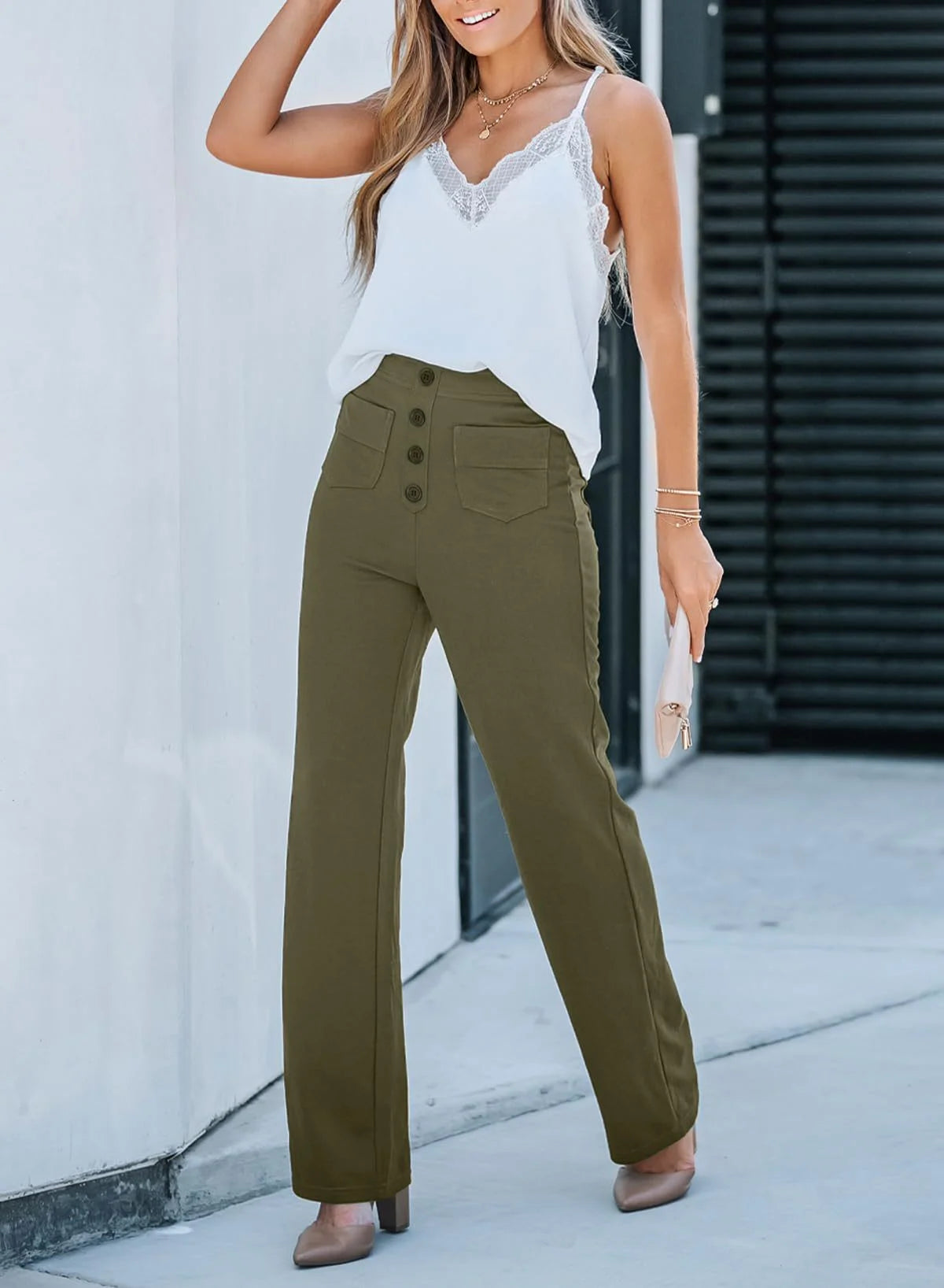 VitoTasconi Multi-pocket broek