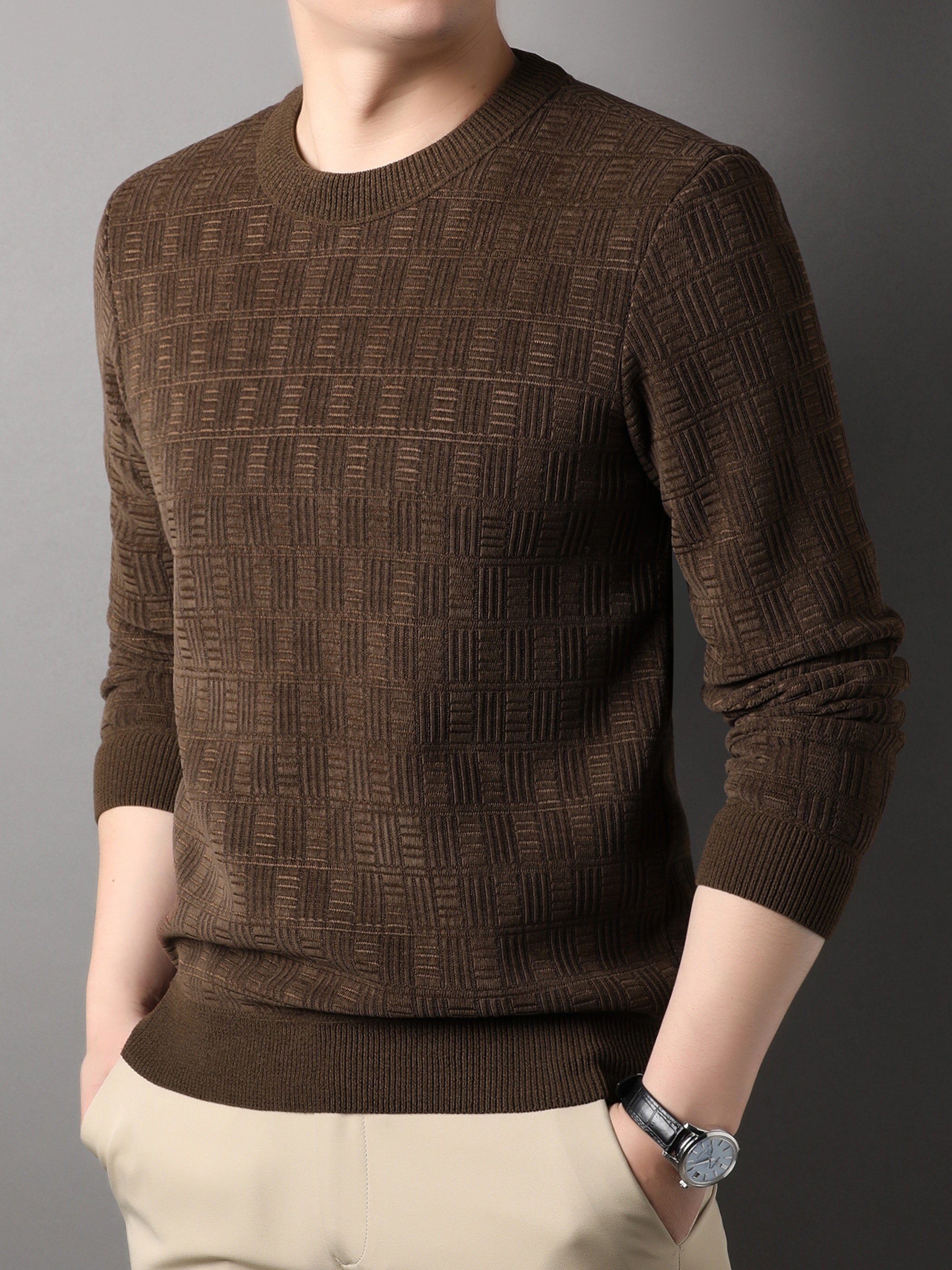 Ivan – Warme & Rekbare Heren Trui voor de Winter