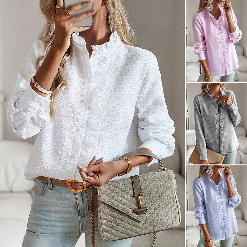 Élise – Elegante Dames Blouse voor Elke Dag