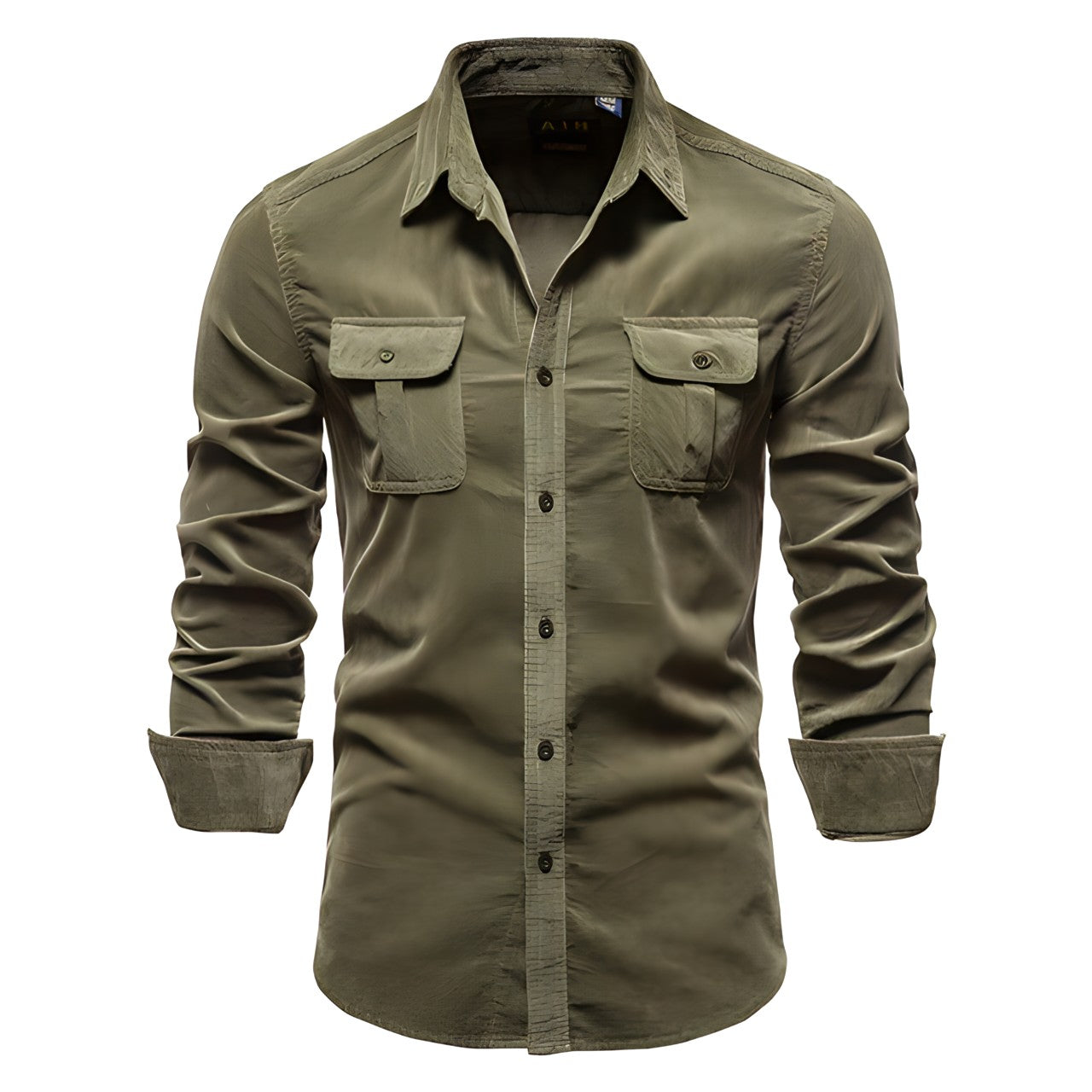 Fausto – Casual Heren Overhemd met Stijlvolle Details