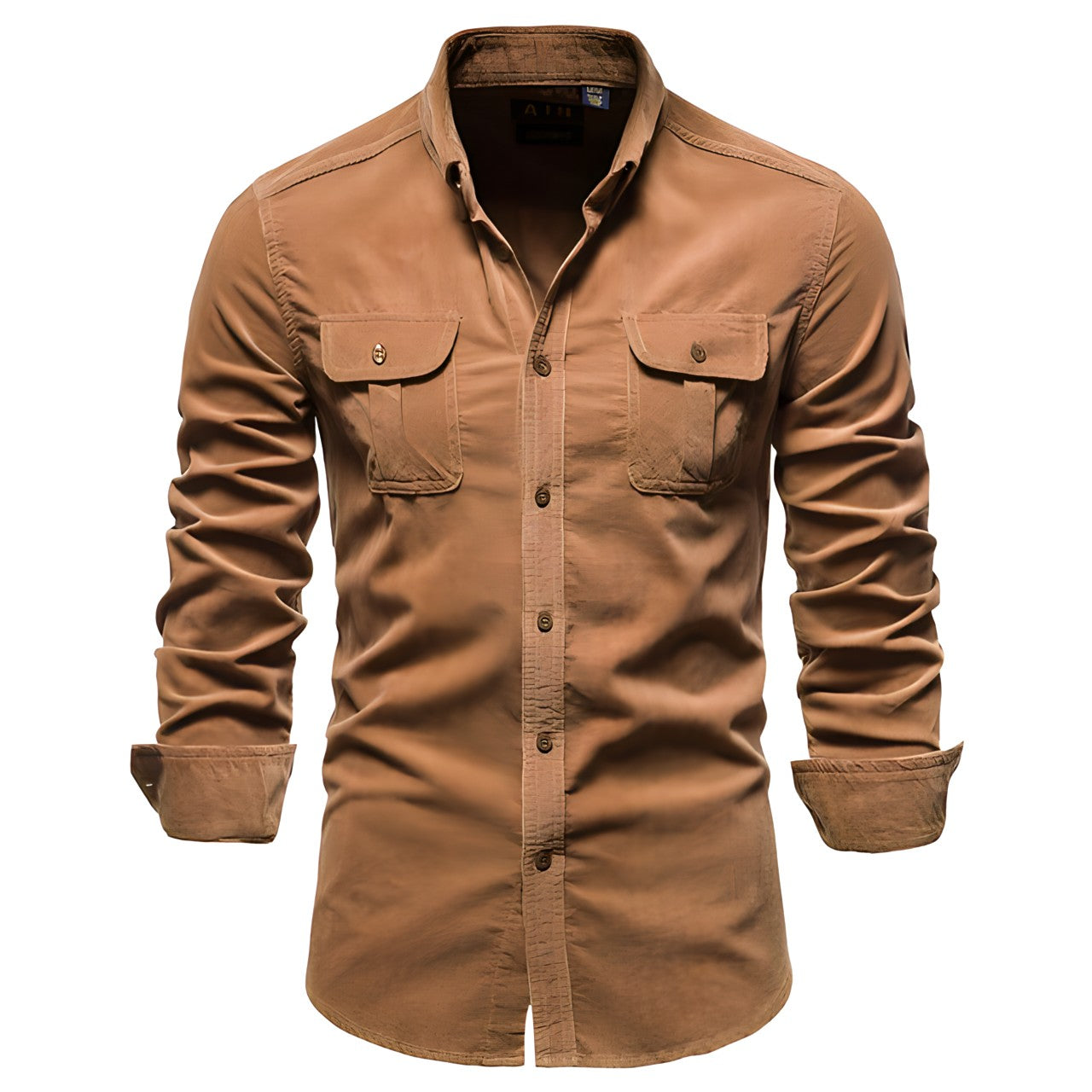 Fausto – Casual Heren Overhemd met Stijlvolle Details