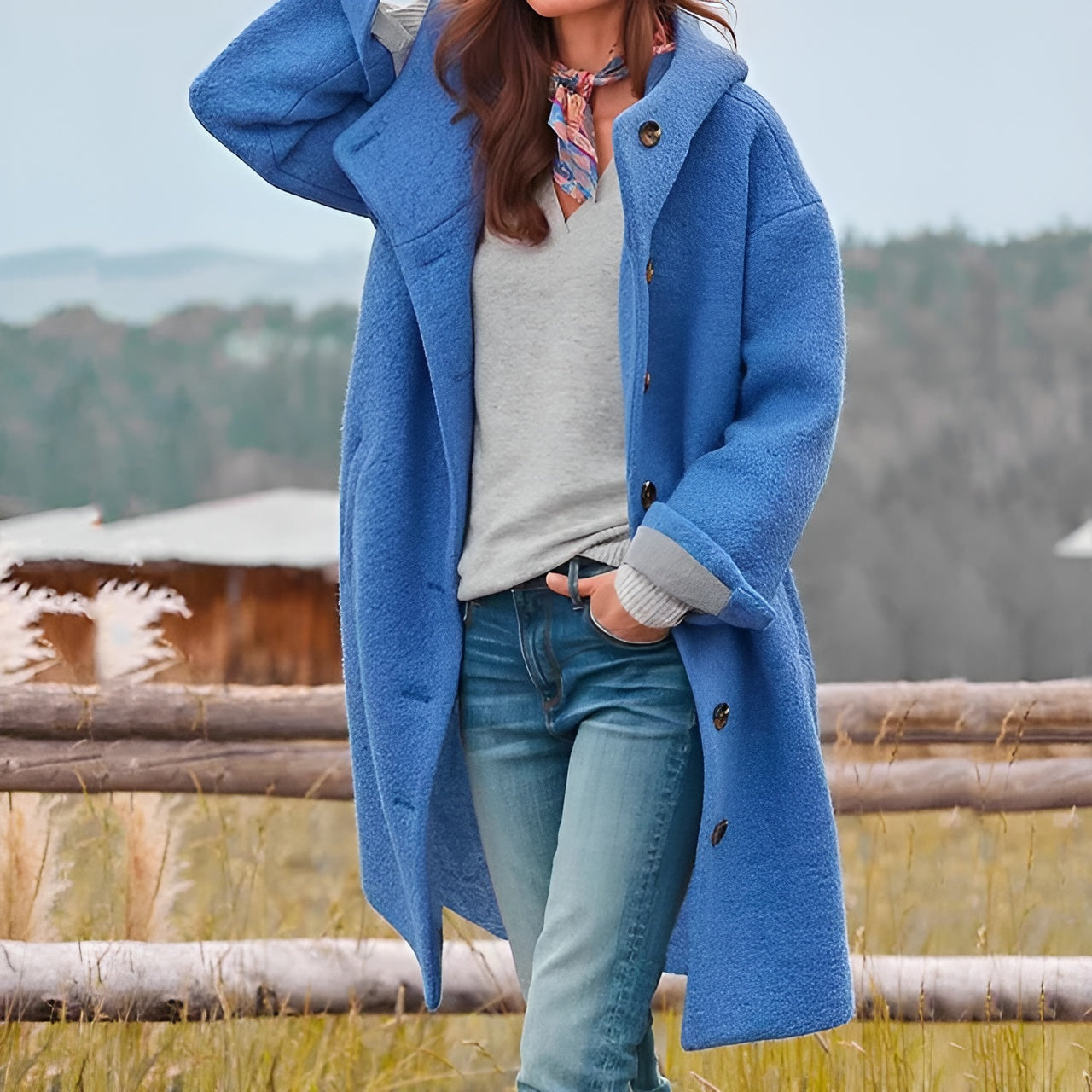 Isabella – Relaxte Damesjas van Wol
