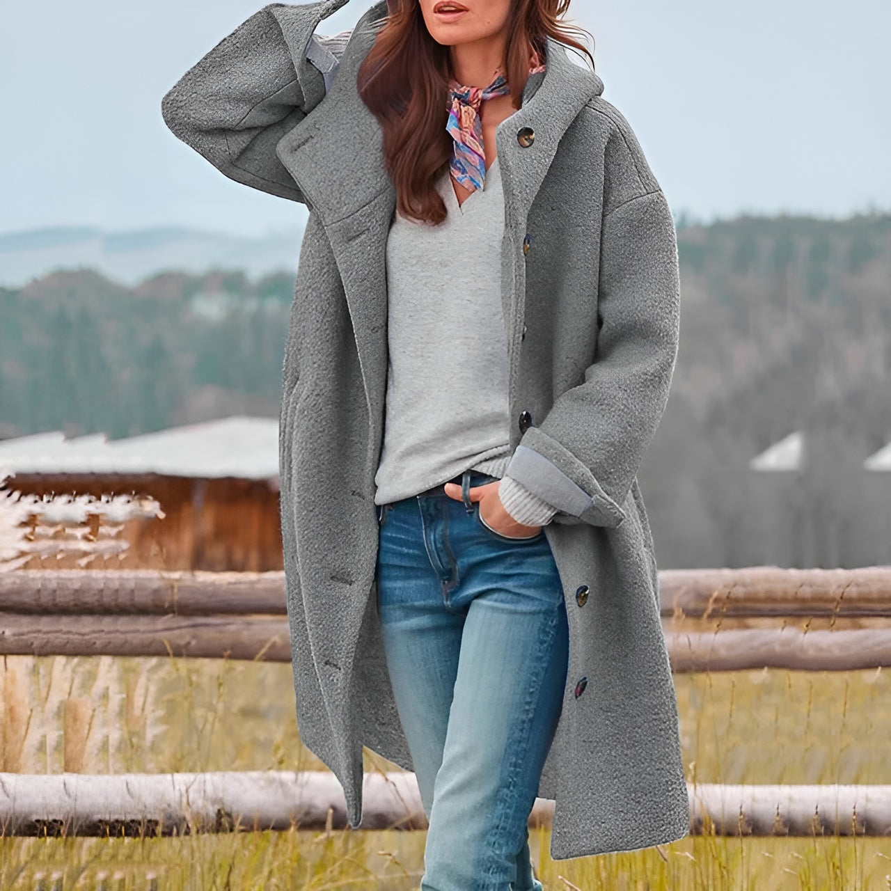 Isabella – Relaxte Damesjas van Wol