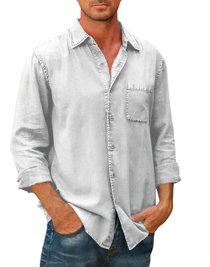 Alessandro – Comfort Fit Heren Denim Overhemd