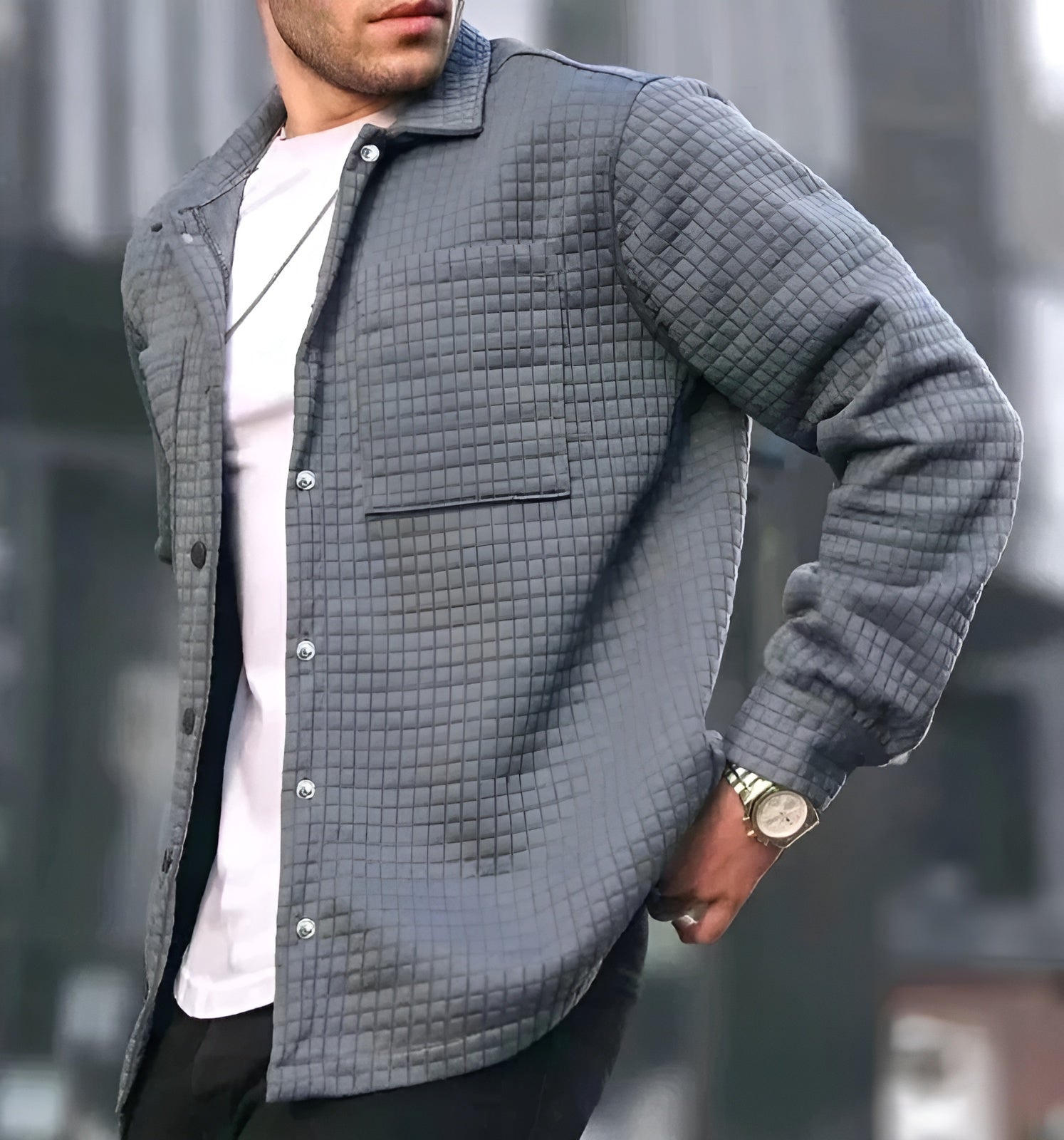 Luca – Casual Heren Vest met Relaxte Pasvorm