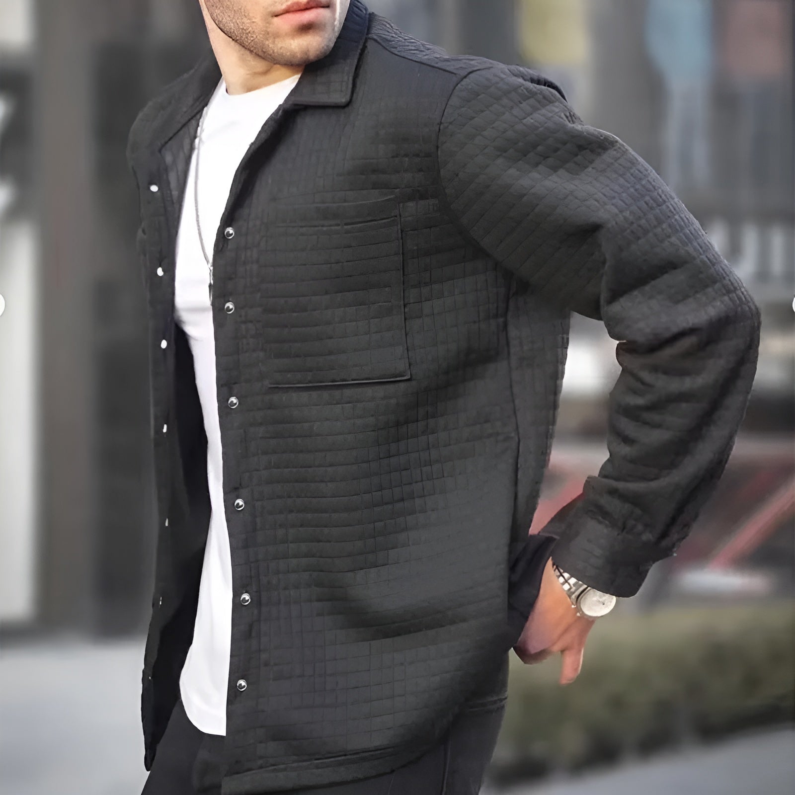Luca – Casual Heren Vest met Relaxte Pasvorm