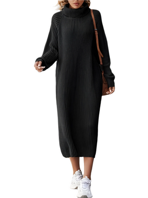 Elena – Gebreide Coltrui Winterjurk voor Dames