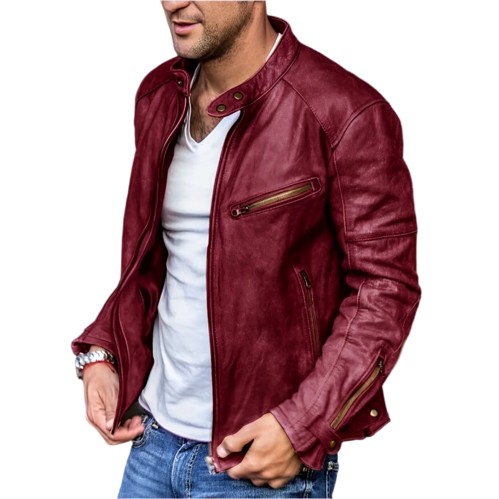 Lorenzo – Tijdloze Leren Herenjas