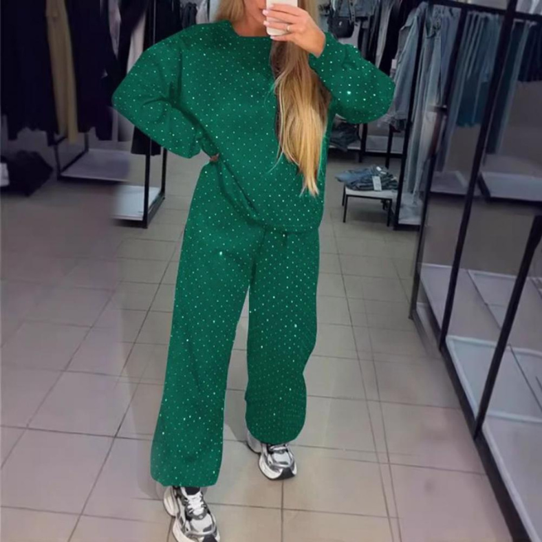 RosaMarini Sparkling Jogger Set Voor Vrouwen