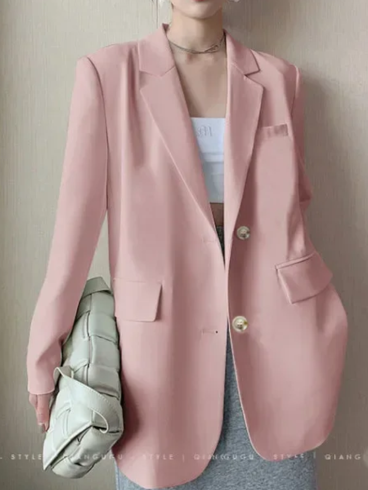 DarioSarti Slim Fit Lange Blazer Voor Vrouwen