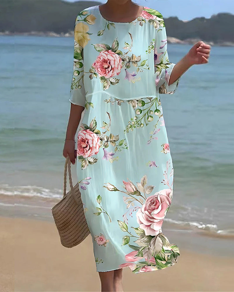 SofiaGreco Elegante Bloemenjurk
