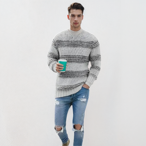Luca – Heren Comfortabele Gebreide Trui