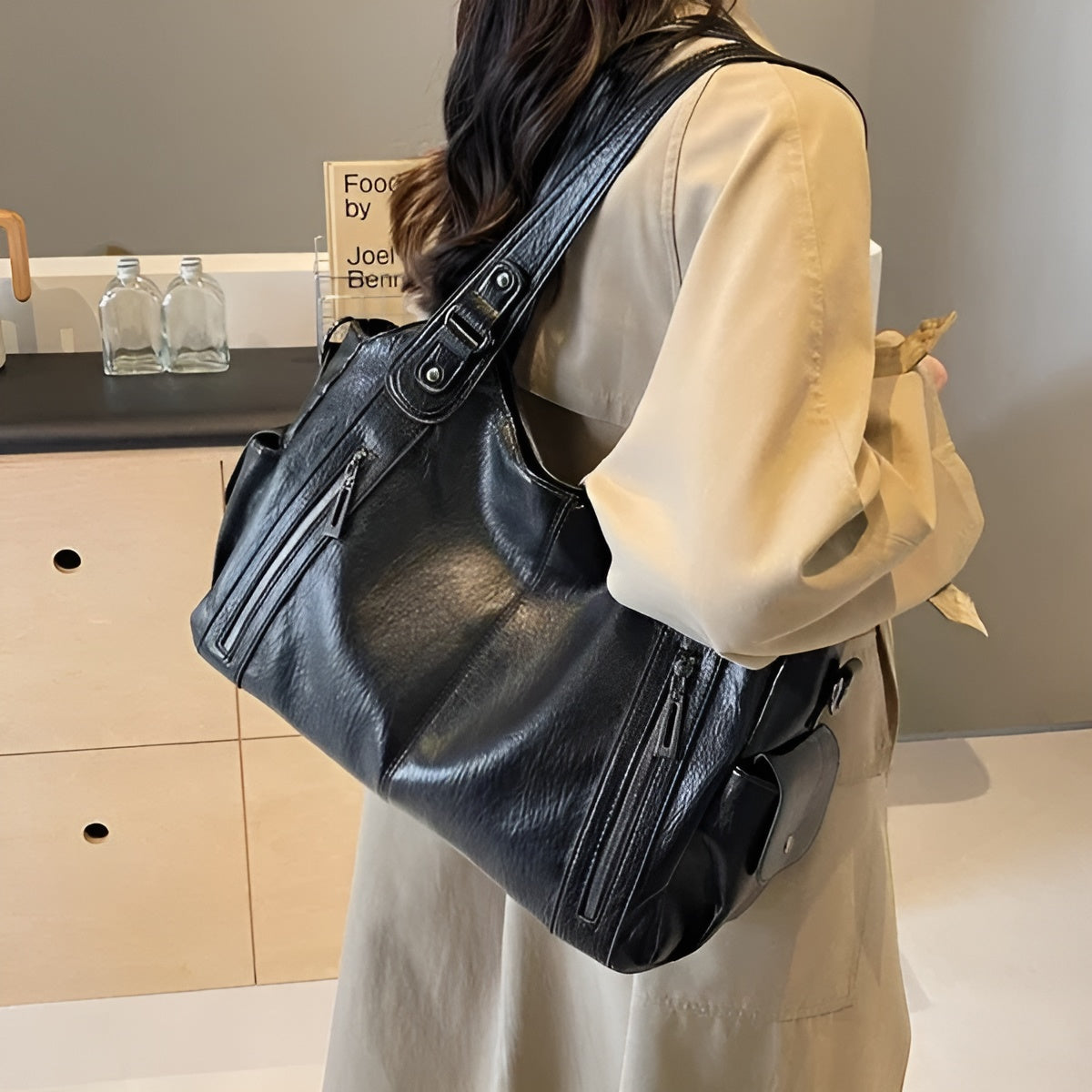Amélie – Elegante Leren Dames Tote Bag