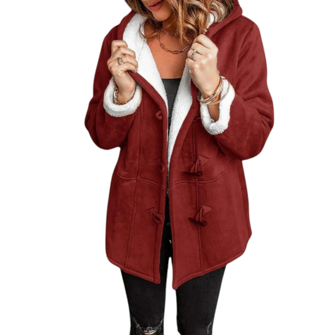Darlene – Zachte Fleece Winterjas voor Dames